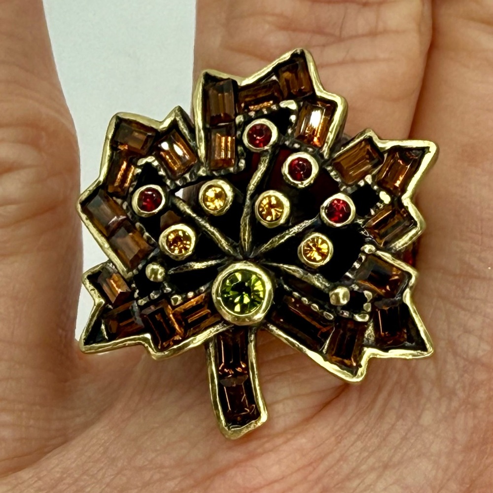 Vintage Heidi Daus “Forever Autumn” Ring size 8 - Picture 10 of 16
